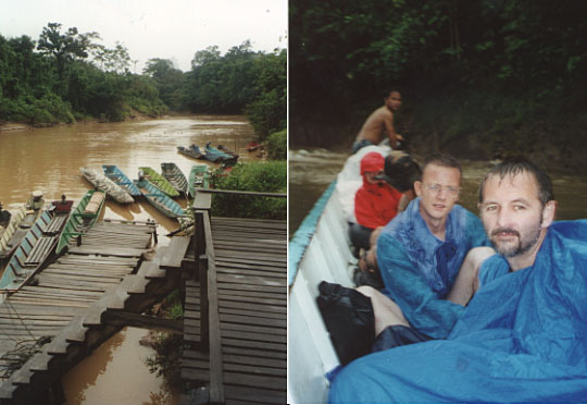 to the longhouse in the rain