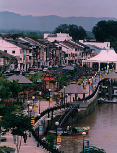 Kuching waterfront